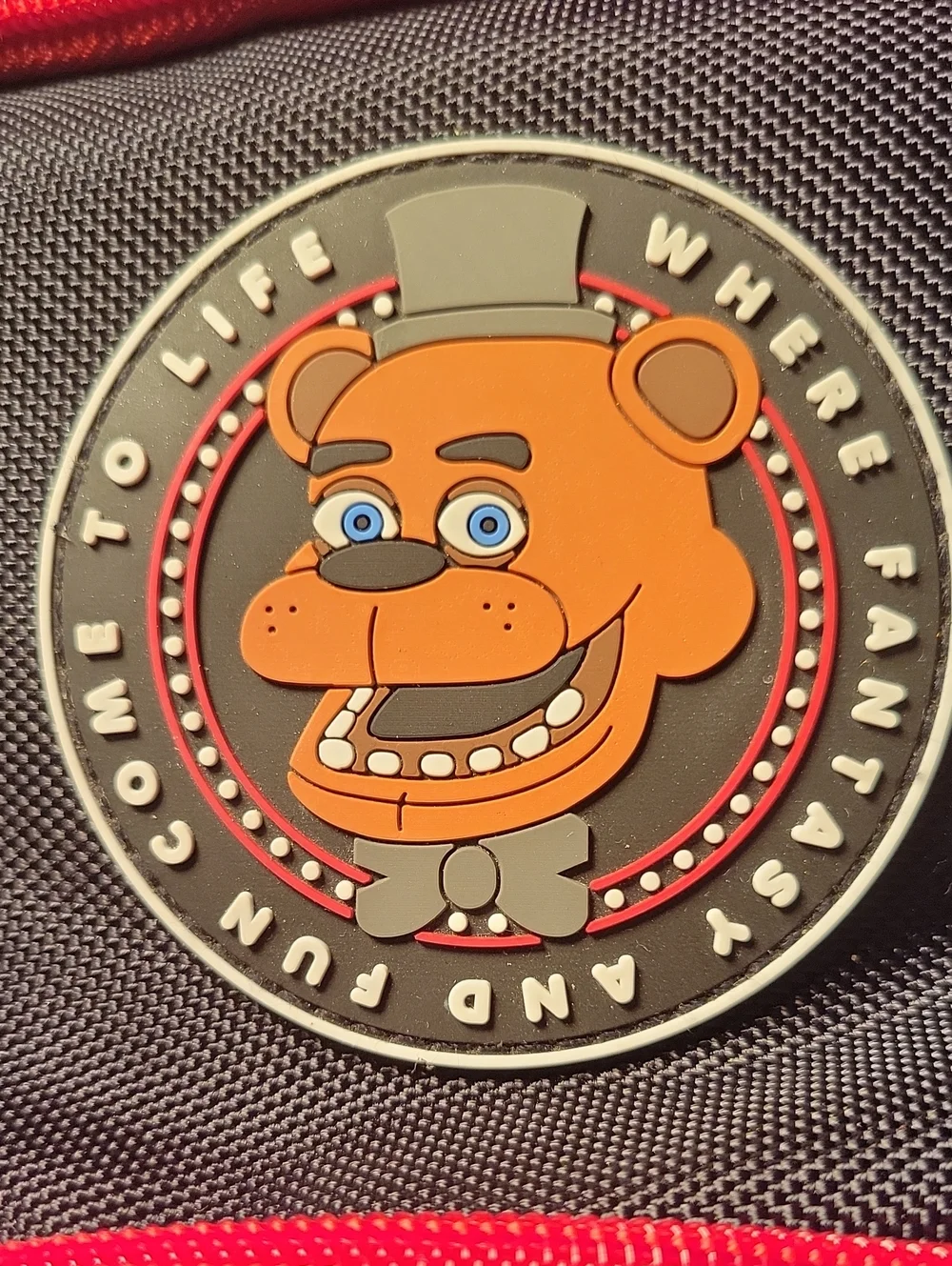 Five Nights at Freddys Black and Red  Backpack 2018